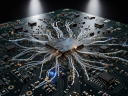 High-performance silicon microchip used for automotive neural processing